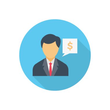 çalışan çemberi gölge düz simgesi