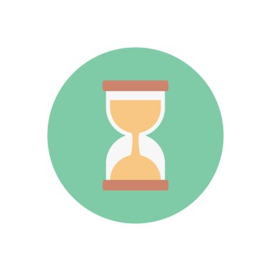 Kronometre vektör dairesi düz simgesi