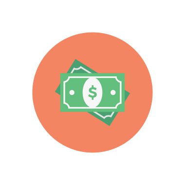 nakit vektör dairesi düz simgesi