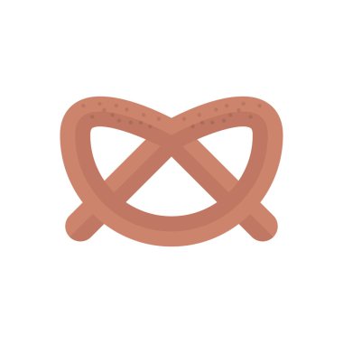 bisküvi vektörü düz renk simgesi