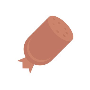 yemek vektörü düz renk simgesi