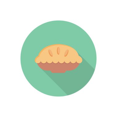 kek çemberi düz gölge simgesi