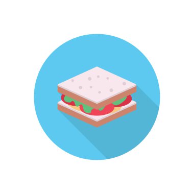 dilim halka gölge düz simge