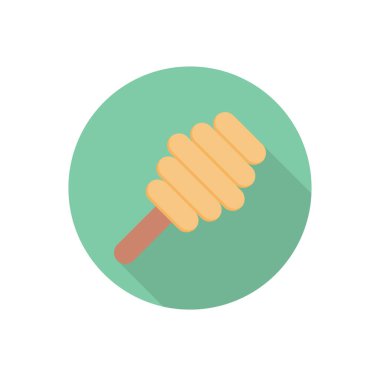 tarak dairesi gölgesi düz simgesi