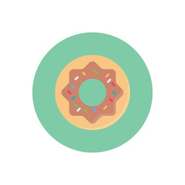 fırın vektör dairesi düz simgesi