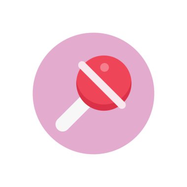 toffee vektör dairesi düz simgesi