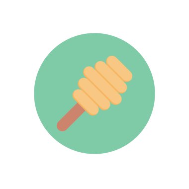 tarak vektör dairesi düz simgesi