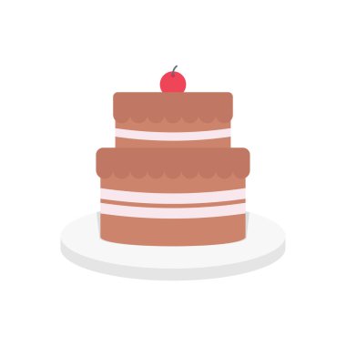 parti vektörü düz renk simgesi