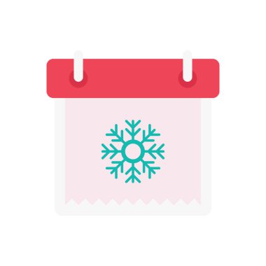 Noel vektörü düz renk simgesi