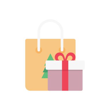 torba vektörü düz renk simgesi