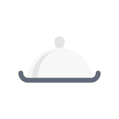 restoran vektörü düz renk simgesi