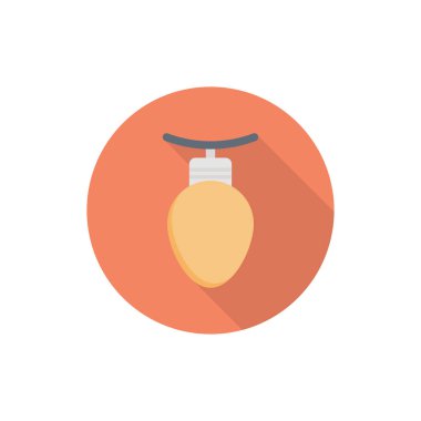 ampul dairesi gölge düz simgesi