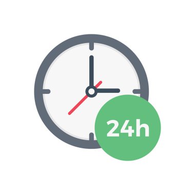 destek vektörü düz renk simgesi