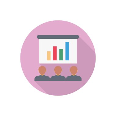 tahta çember gölge düz simgesi