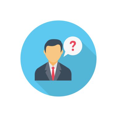 yardım gölge düz simgesi daire