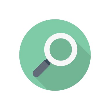 Çember gölge düz simgesini bul