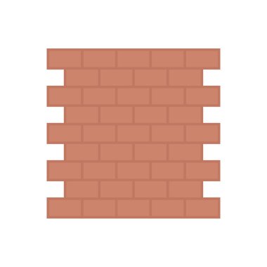 tuğlalar vektör düz renk simgesi