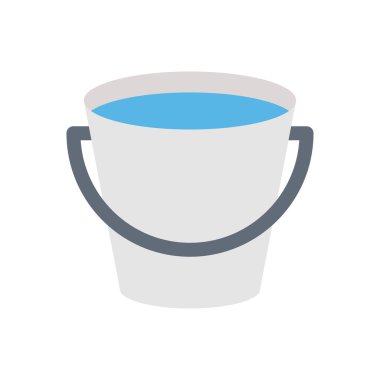 su vektörü düz renk simgesi