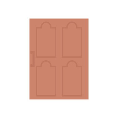 vektör düz renk simgesini kapat