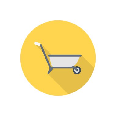 El kamyonu daire gölgesi simgesi