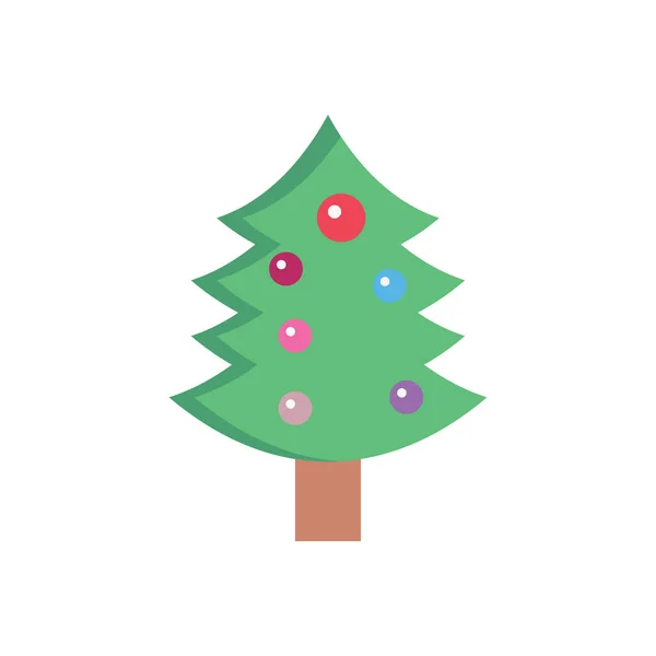 Vector Navidad Icono Color Plano — Archivo Imágenes Vectoriales