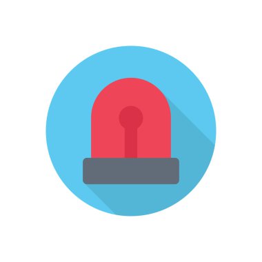 acil halka gölge düz simgesi