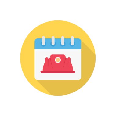 kask çemberi düz gölge simgesi