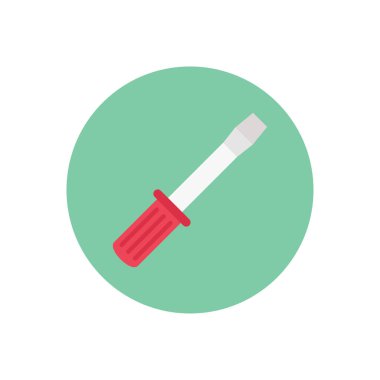 vektör dairesi düz simgesini düzelt