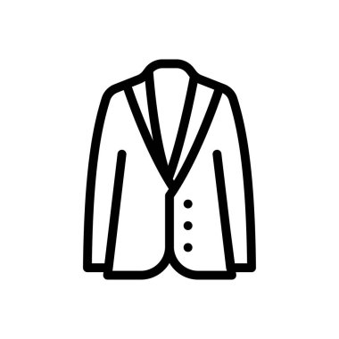 Kumaş vektörü ince çizgi simgesi