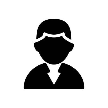 Adam vektör sembolü düz simge