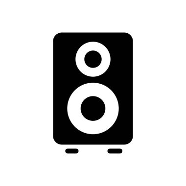 hoparlör vektör düz simgesi