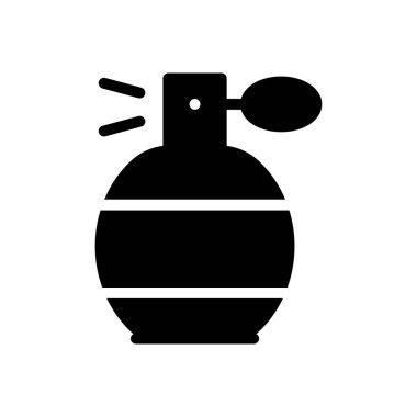 Parfüm vektörü düz simgesi