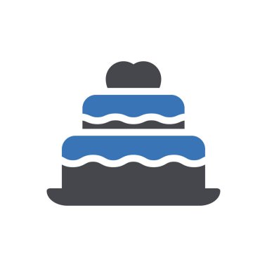 evlilik vektörü renk simgesi