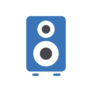 hoparlör vektör renk simgesi