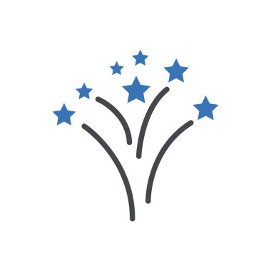 parti vektör renk simgesi