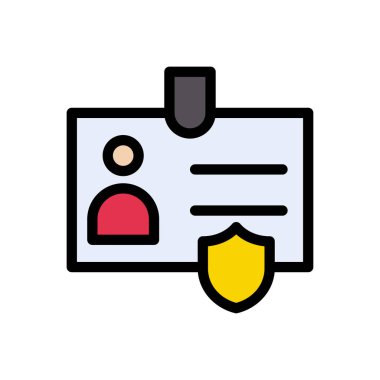 güvenlik vektör çizgisi renk simgesi