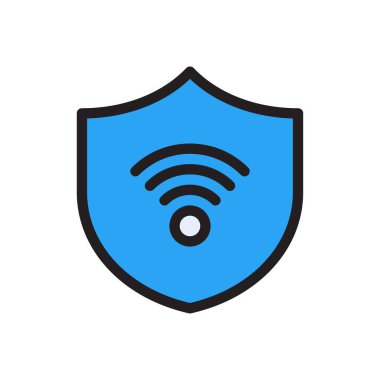 vektör çizgisi renk simgesini kilitle