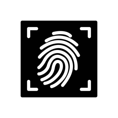 Tarama vektörü düz simgesi