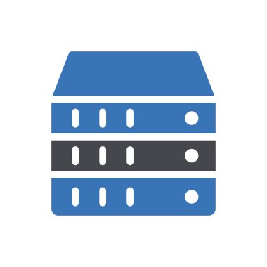 depolama vektörü renk simgesi