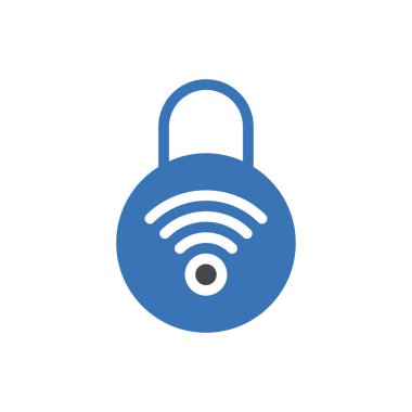 kablosuz vektör renk simgesi