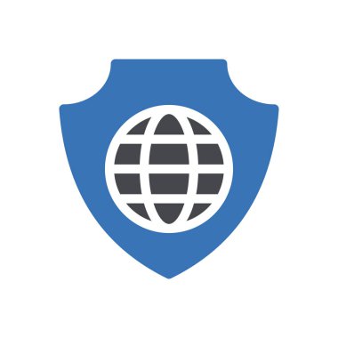 VPN vektör renk simgesi