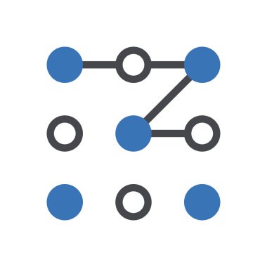 örüntü vektör renk simgesi