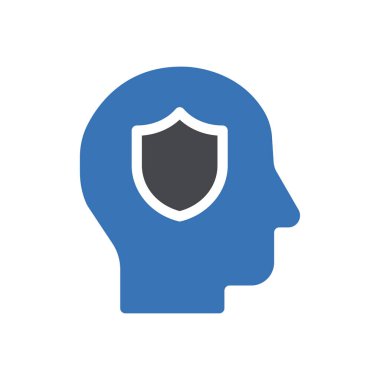 güvenlik vektörü renk simgesi