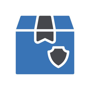 Güvenlik vektörü ince çizgi simgesi