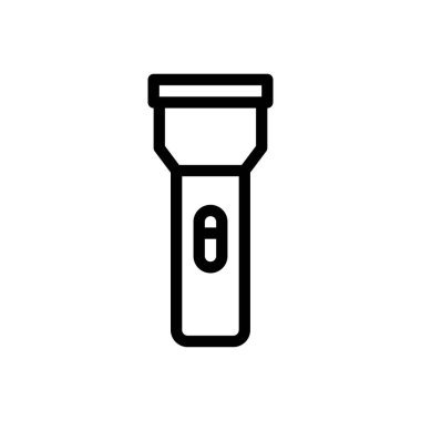 ışık vektörü ince çizgi simgesi