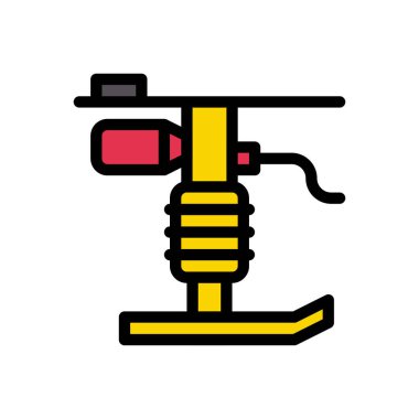 bakım vektörü renk çizgisi simgesi