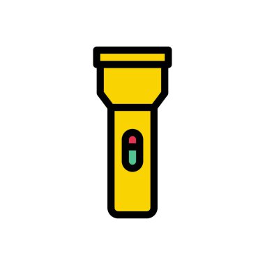 ışık vektörü renk çizgisi simgesi