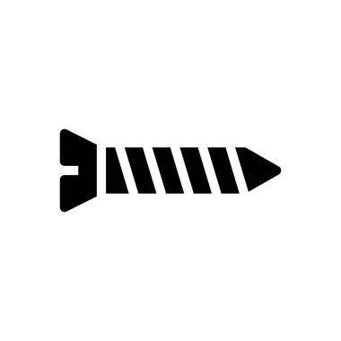 vektör glifini boş ver düz simge