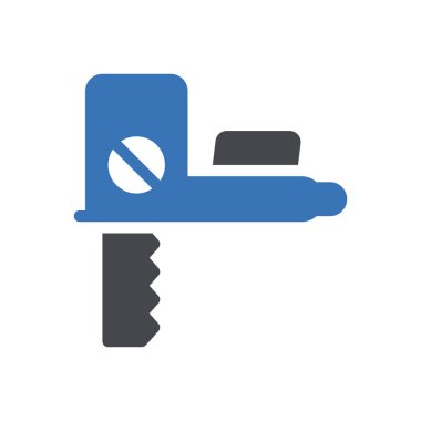 Bıçak vektör renk simgesi