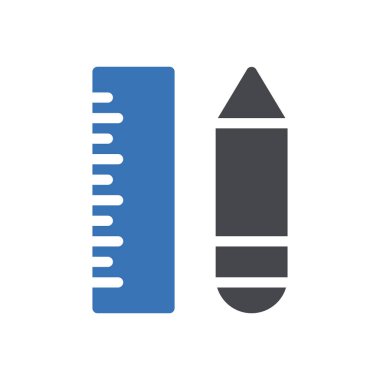 kalem vektörü renk simgesi